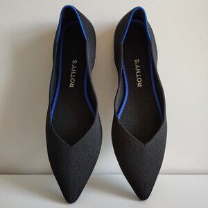 Rothy’s Point - Black - Women’s size 11 - NWOB